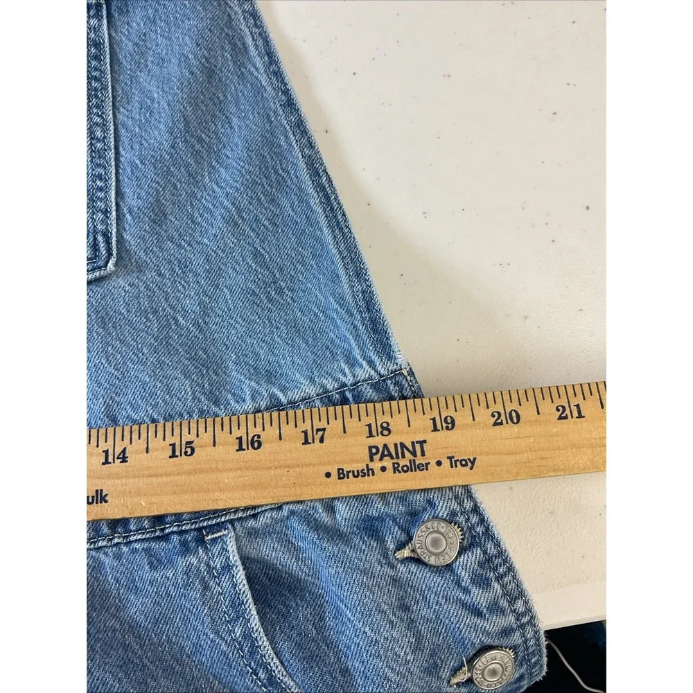 Levis Premium Overalls Mens XL Blue Denim Bib Straight Leg Workwear 